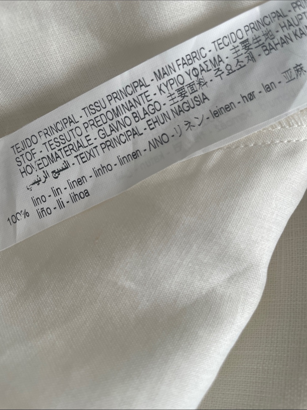 Zara Ivory Maxi Slip Dress with Lace Trim 100% Linen - Picture 5 of 8